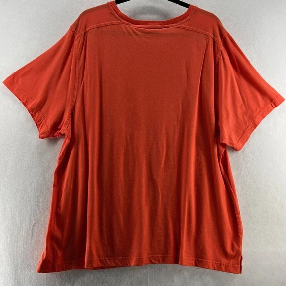 Tommy Bahama T-Shirt Men Sz 2XL Crewneck Short Sleeve Jersey Cotton Modal Orange - Picture 4 of 9